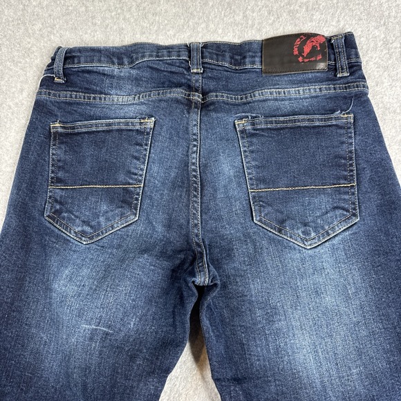 Ecko Unltd. Unlimited Jeans Athletic Fit Men's Size 32x30 Stretch Dark Wash EUC - Picture 11 of 11